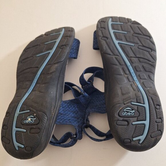 Abeo Womens Blue Sandals 11 - Picture 2 of 6
